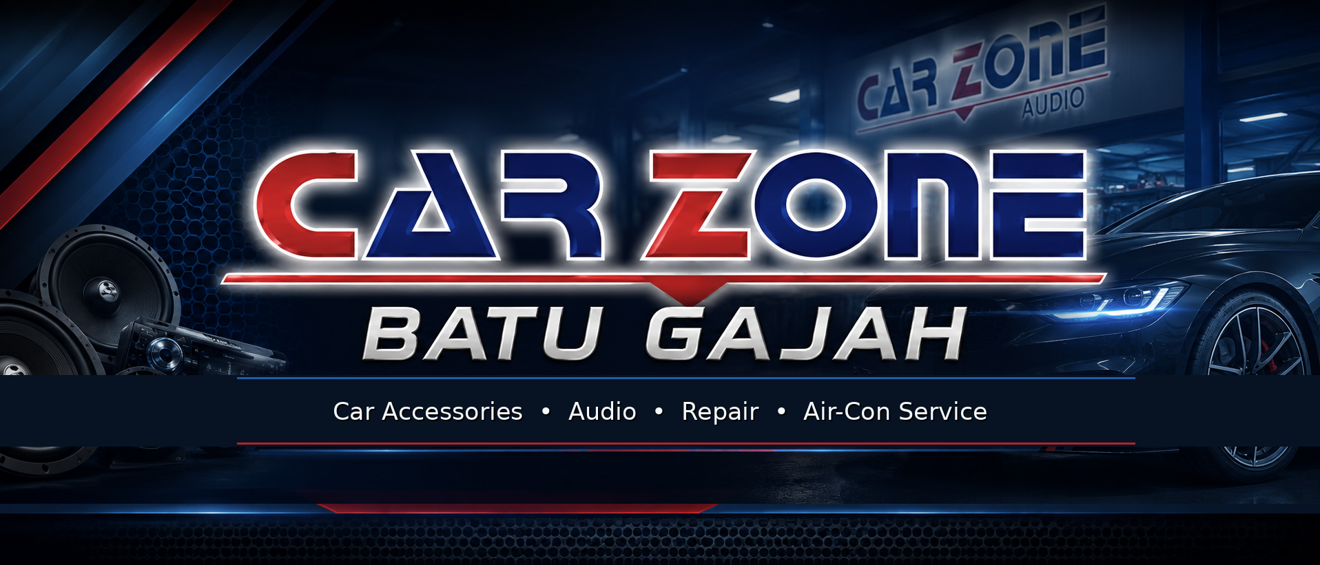Car Zone Batu Gajah automotive services banner